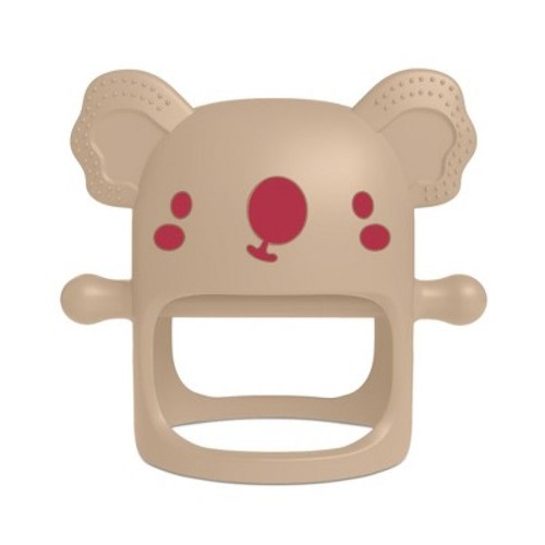 Silicone Baby Hand Teething Toy, Soothes Sucking Needs & Supports Self-Discovery, Soft, Safe & Easy to Clean, Perfect for 0-12 Months