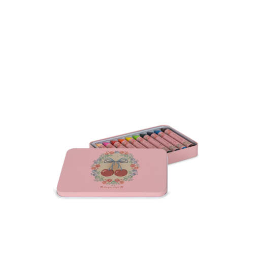 CRAYONS BEES WAX 10 PCS - cherry bow