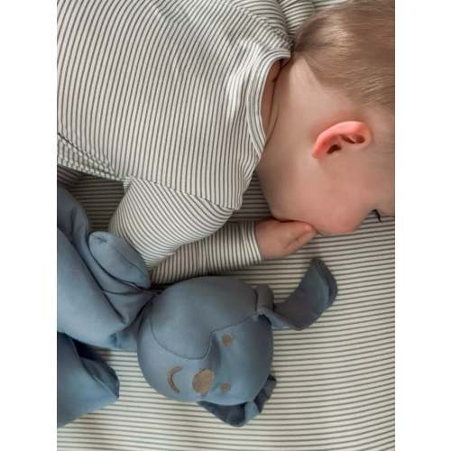 Crib Sheet - Blue Stripes