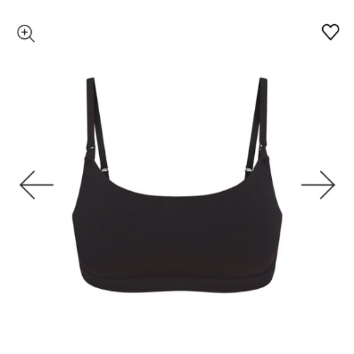 COTTON JERSEY MATERNITY NURSING SCOOP BRALETTE | SOOT | SKIMS