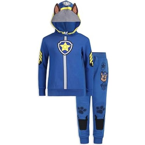 Paw Patrol Nickelodeon Boys Pullover Hoodie and Jogger Pant Set for Toddlers and Little Kids – Blue