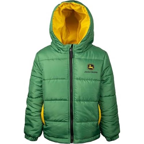 John Deere Matching Family Hooded Puffer Jacket