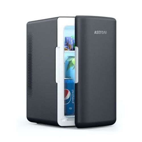 AstroAI 8 Can Mini Fridge 6 Liter Makeup Skincare Refridgerator for Dorm Room, Bedroom