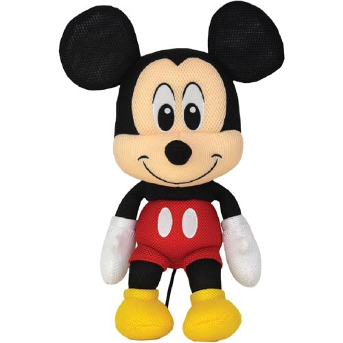 WAHU Aqua Pals Disney Classic Mickey Mouse Plush Water Toy, Fast-Drying Waterproof Plush Doll Toy for Pool and Bathtub, Medium, Red/Black, 16"