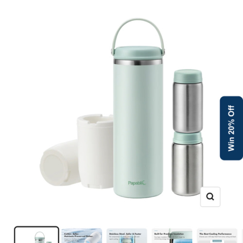 Papablic CapsuleChill™ Breast Milk Cooler