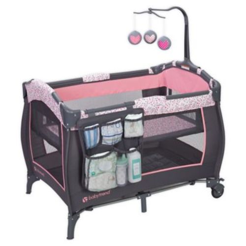 Baby Trend Trend-E Nursery Center April - PINK - PLAYARD