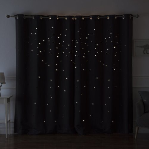 Viv + Rae™ Gaitan Star Cutout Blackout Thermal Grommet Curtain Panels & Reviews | Wayfair