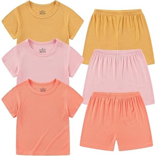 Toddler Boys Outfit Clothing Short Sleeves Shirt and Short Set 1t-5t
