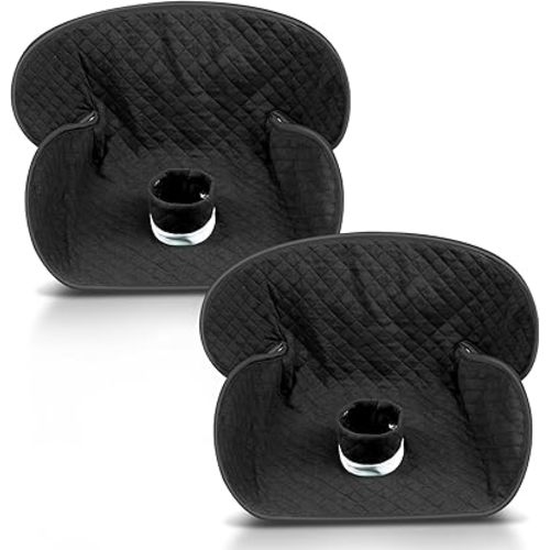 Piddle Pad Car Seat Protector for Toddlers – Waterproof, Non-Slip, Leak-Proof Potty Training Pad for Car Seats & Strollers, Washable, Fits All Seats for Ages 6 Months to 4 Years (Black)