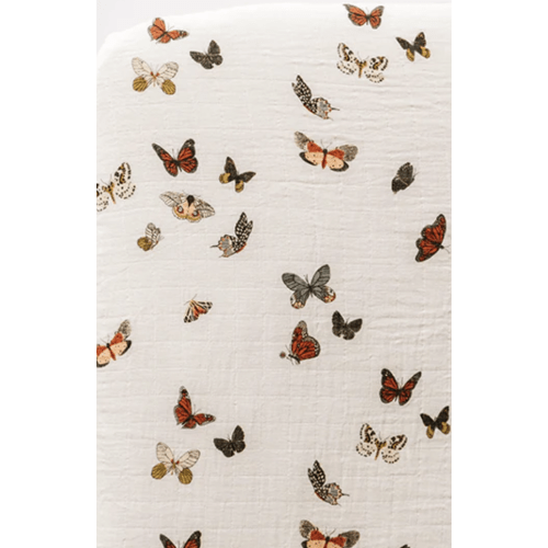Butterfly Migration Crib Sheet