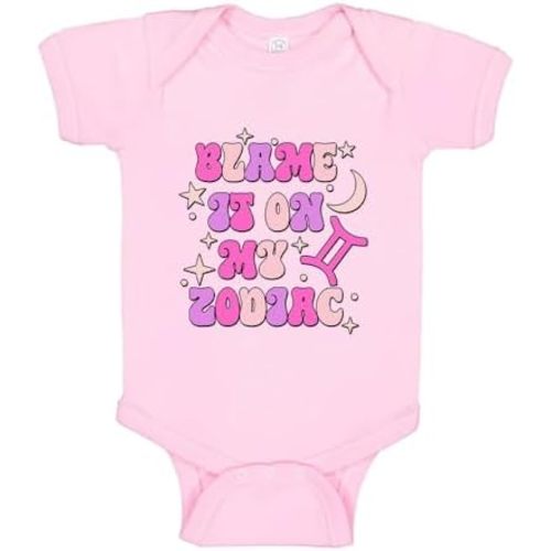 Gemini Blame it on My Zodiac Baby Infant Bodysuit