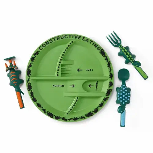 Dinosaur Plate and Utensils