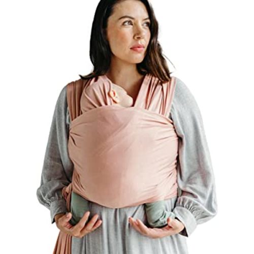 Solly Baby Wrap: Lightweight Infant Carrier, Newborn Carrier, Baby Sling Carrier - Baby Products for Newborns, Baby Gear for Men & Women - Rose Quartz