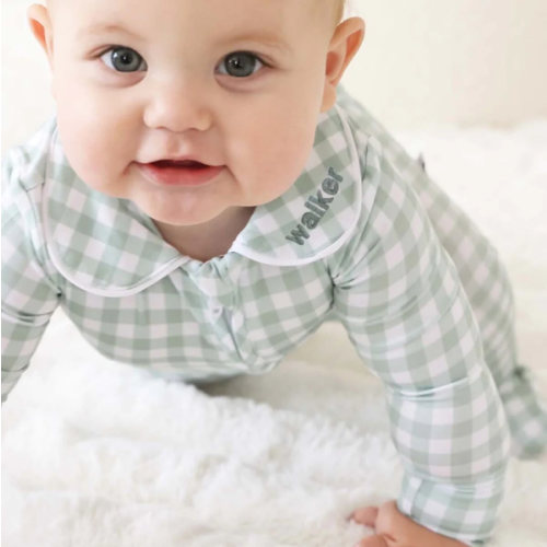 Embroidered onesie