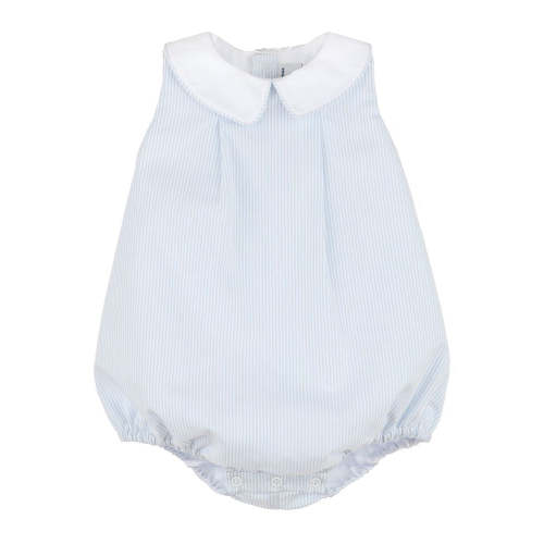 Sophie & Lucas Baby Boys Sugarbaker Bubble - White Collar - Blue – Best Dressed Child