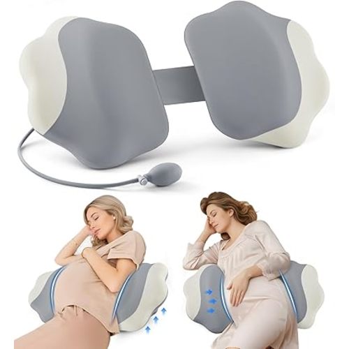 DONAMA Memory Foam Pregnancy Pillow for Sleeping, Cooling Maternity Pillow