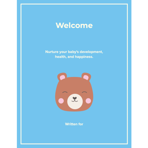 Welcome Baby: Personalized Baby Book