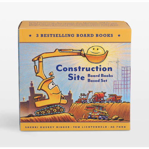 Construction Site Kids Board Book Set