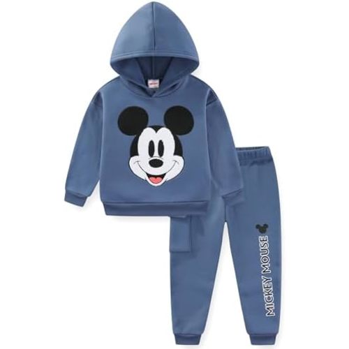Disney Mickey Mouse Boys Hoodie and Pants Set for Toddler to Big Kids