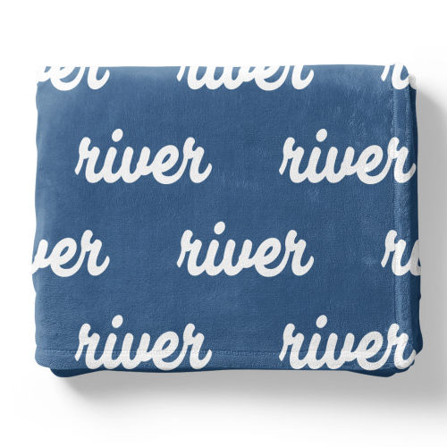 Baby Blues Personalized Color Blanket