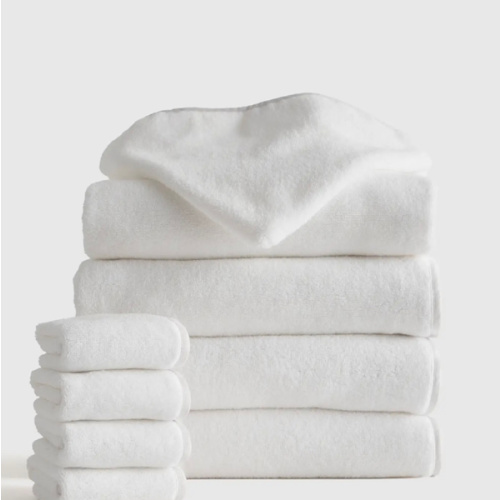 Organic Turkish Cotton Kids Bath Bundle 8-Pack in White