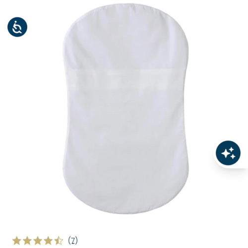 HALO - BassiNest Fitted Sheet 100% Cotton | White