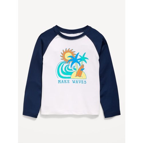 Long-Sleeve Graphic Rashguard Swim Top for Toddler Boys | Old Navy