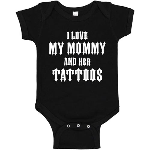 I Love My Mommy and Her Tattoos Baby Bodysuit Infant One Piece or Toddler T-Shirt