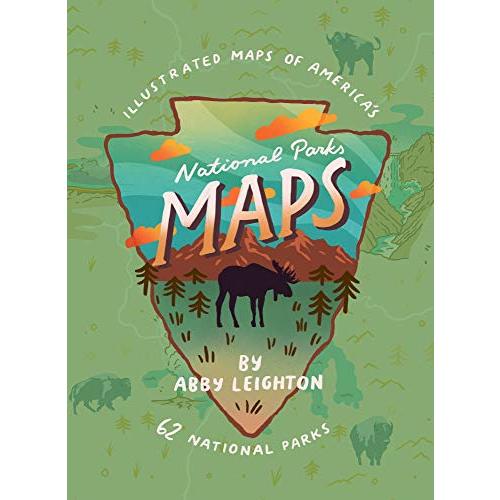 National Parks Maps: Illustrated Maps of America's 62 National Parks