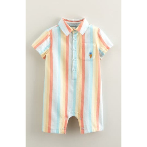 Tucker + Tate Embroidered Cotton Polo Romper | Nordstromrack