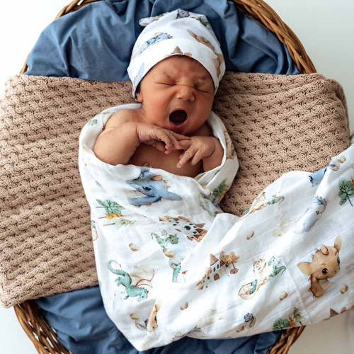 Dragon Organic Muslin Baby Wrap | Snuggle Hunny