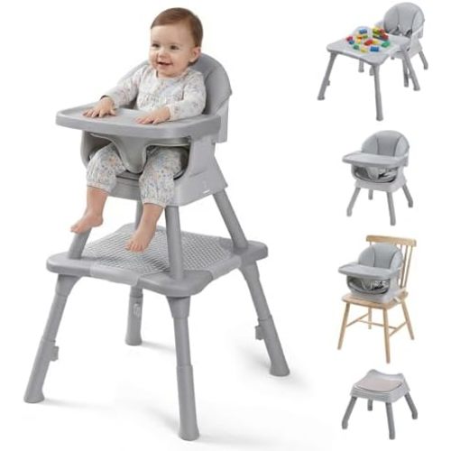 Mallify 8 in 1 High Chairs for Babies and Toddlers, Baby Feeding Chair