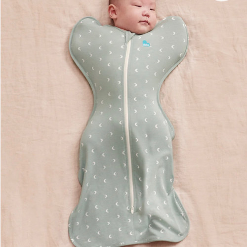 Swaddle Up™ 1.0 TOG Cotton Olive Moon