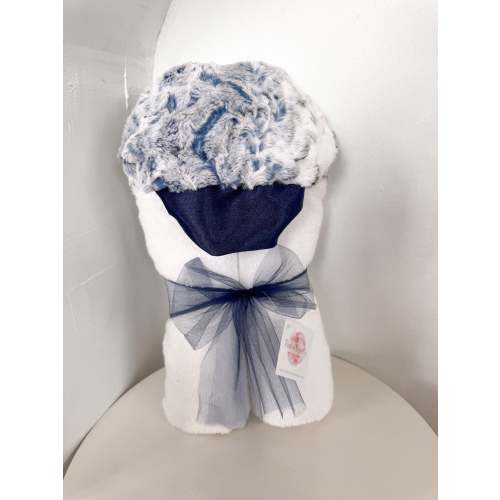 Plush Hooded Bath Towel- Skyler