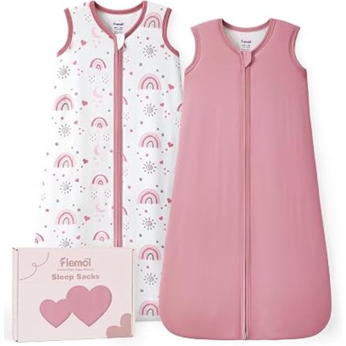 Rayon Made from Bamboo Sleep Sack 1.0 TOG, 6-12 Months Baby