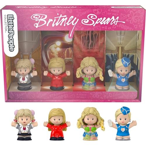 Little People Collector Britney Spears Special Edition Set for Adults & Fans, 4 Figures in a Display Box