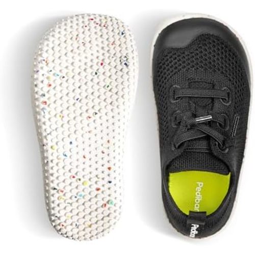 Toddler Barefoot Shoes - Wide Toe Box Zero Drop Flexible Lightweight Sneakers - Breathable Non-Slip Easy On/Off Skin-Friendly Minimalist for Indoor Outdoor Walking Running