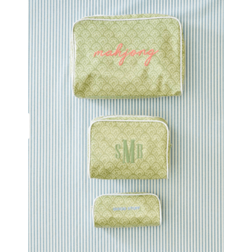 Patterned Toiletry Bag Trio (3 pieces)