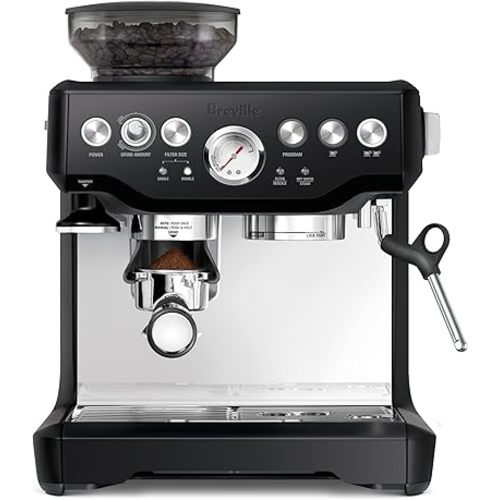 Breville BES870BTR Barista Express Espresso Machine, Black Truffle