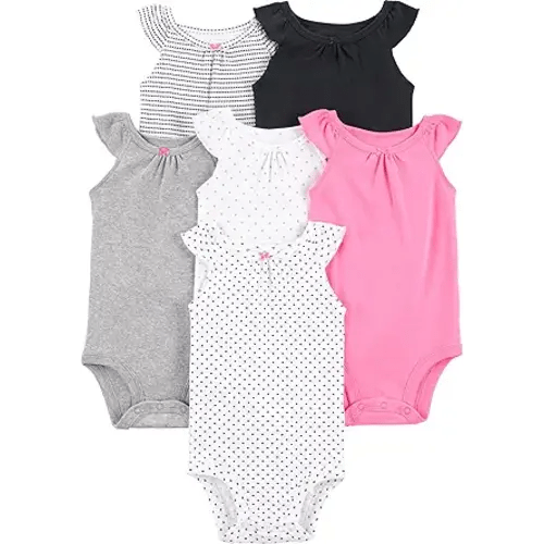 Simple Joys by Carter's Baby Girls' 6-Pack Sleeveless Bodysuit