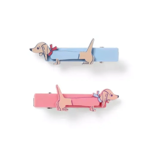 Girl Multi Dachshund Barrette Set by Janie and Jack