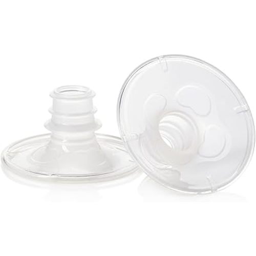 Evenflo Feeding 2 Piece AdvancedFit Flange System with Access to Instructional Video, Small (24.5mm)(Pack of 2)