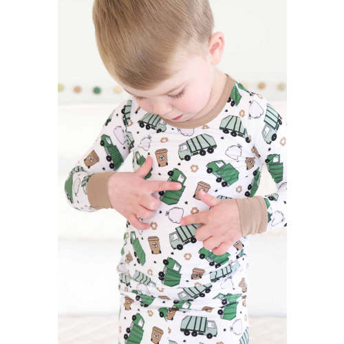 Clean Up Crew Two Piece Bamboo Pajamas | Caden Lane