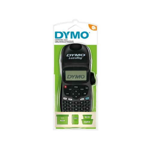 Dymo LetraTag 100H Handheld Label Maker - Black - Black - One Size