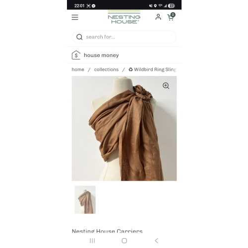 ♻ Wildbird Ring Sling – Nesting House