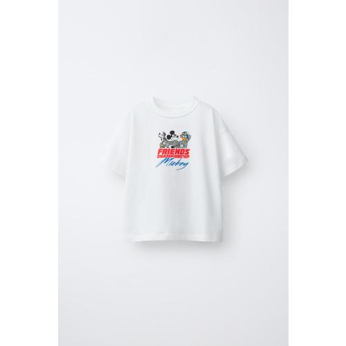 MICKEY MOUSE AND FRIENDS © DISNEY PRINT T-SHIRT - White | ZARA United States