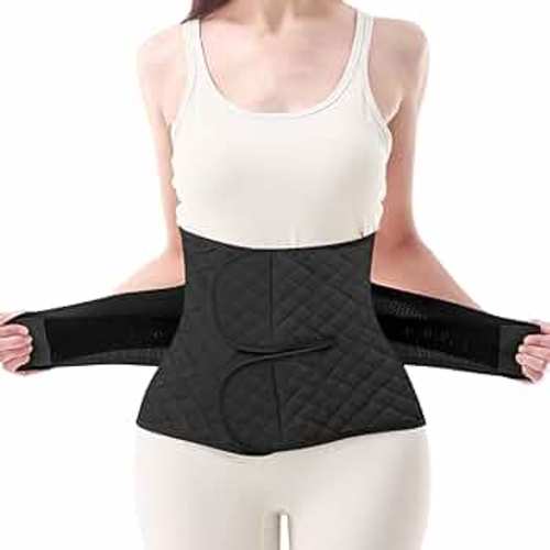 Postpartum Belly Band Wrap: Abdominal Binder Post Surgery Postpartum Belly Wrap Post Partum Binder - C Section Recovery Support Belt Postpartum Girdle Stomach Hysterectomy Belly Band
