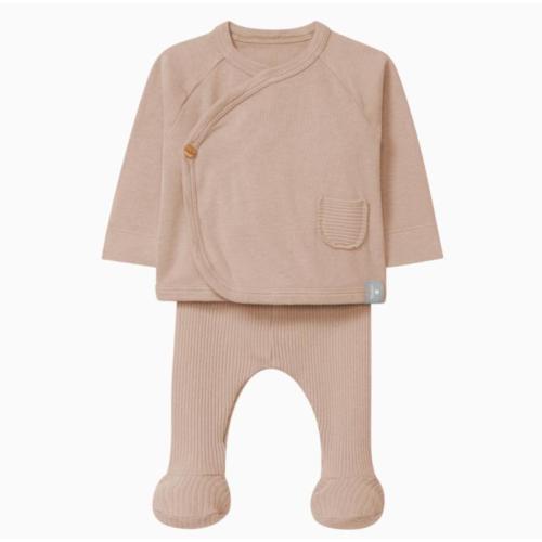Snug - Organic Cotton Ribbed Set - Blush
