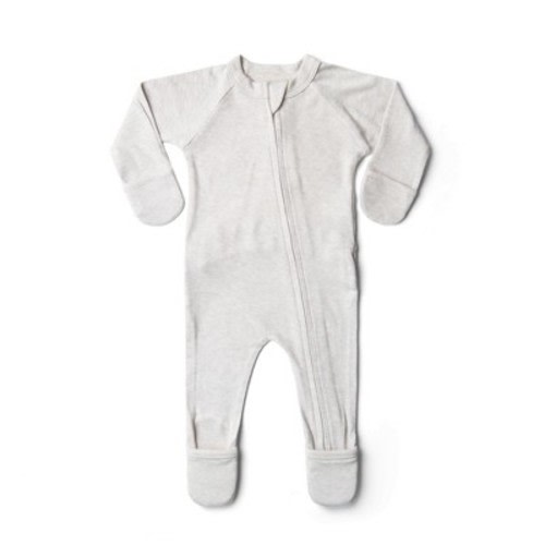 Goumi Grow With You Footie, Color: Storm gray, Size: 0-3m