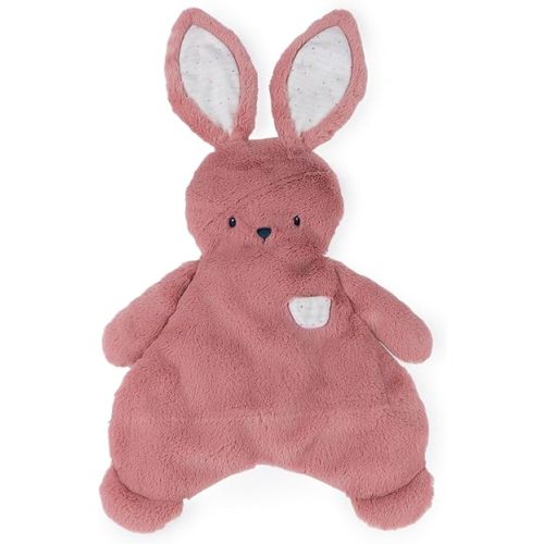 GUND Baby Oh So Snuggly Bunny Lovey, Premium Soft Plush Blanket for Babies and Newborns, Dusty Rose Pink